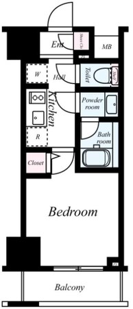 スパシエ ジーベック亀戸の物件間取画像